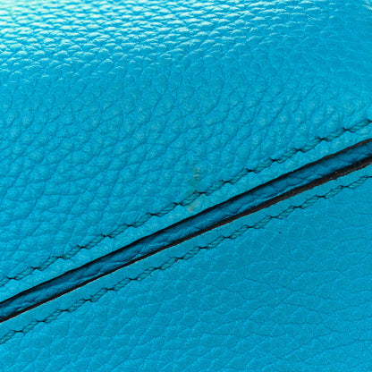 Loewe Calfskin Mini Puzzle Bag Cyan Cyan 10 of 10