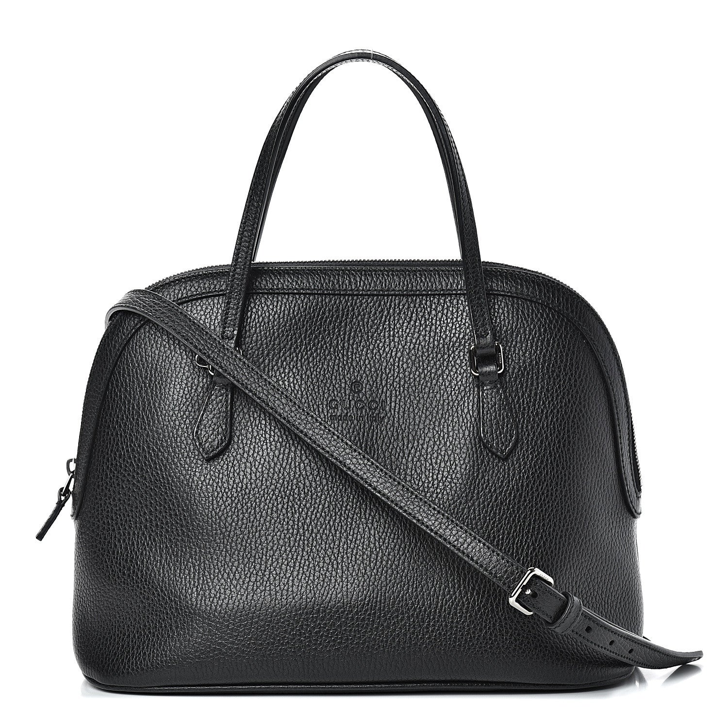 Gucci Calfskin Medium Dome Bag Black 1 of 11
