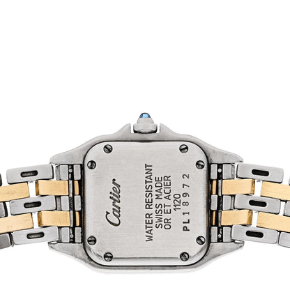 Cartier Stainless Steel 18K Yellow Gold 22mm Panthere Quartz Watch 4 of 4
