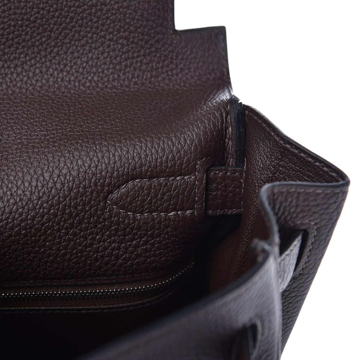 Hermes Togo Kelly Retourne 32 Chocolate 22 of 35