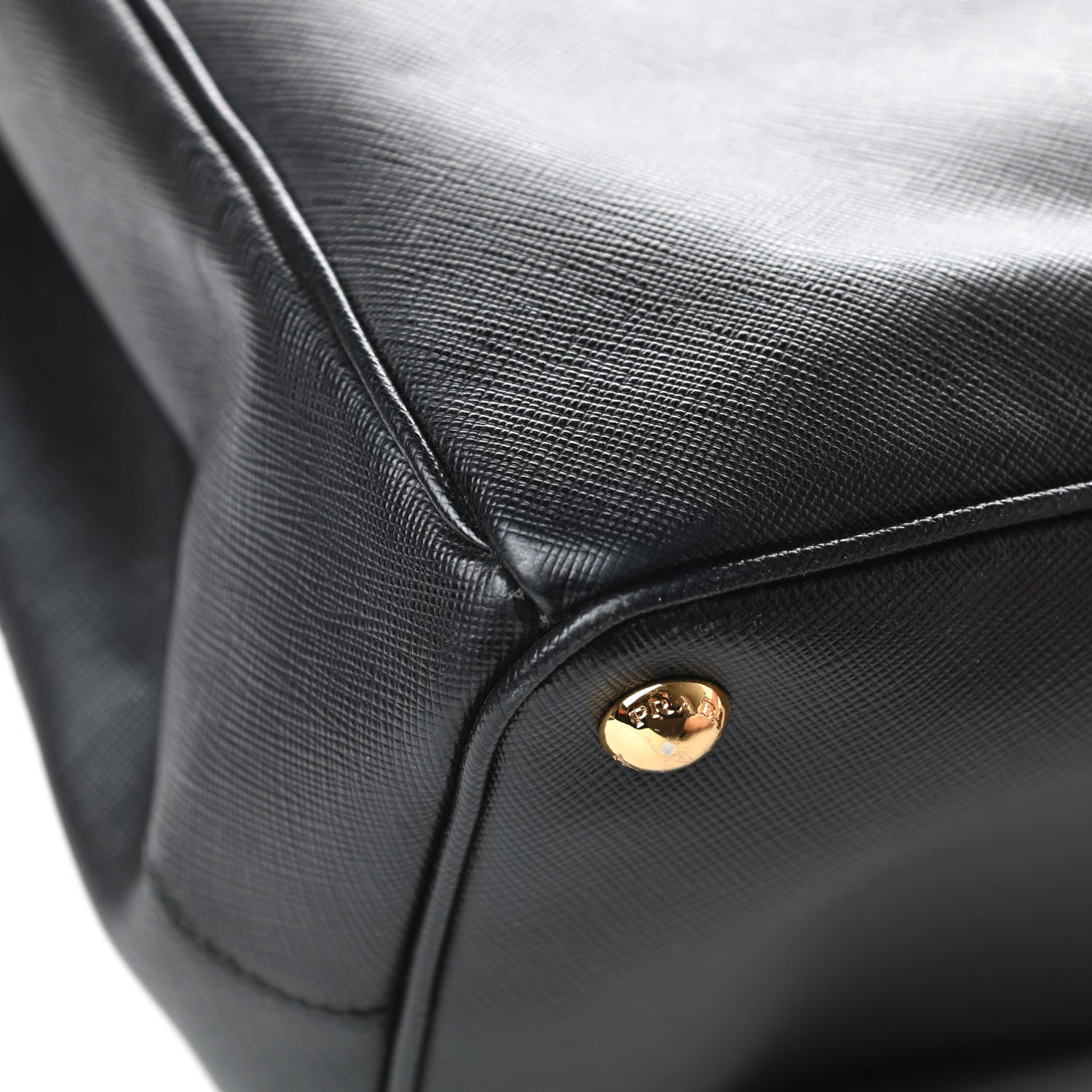 Prada Saffiano Medium Galleria Double Zip Tote Black 12 of 19
