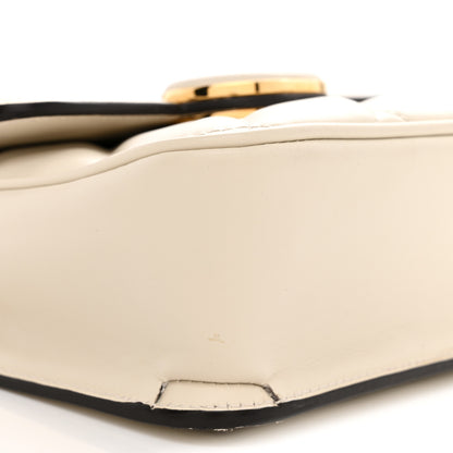 Gucci Calfskin Quilted Mini Deco Shoulder Bag Mystic White 9 of 13
