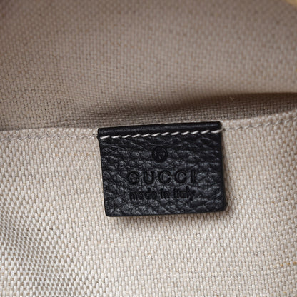 Gucci Pebbled Calfskin Soho Chain Backpack Black 6 of 8