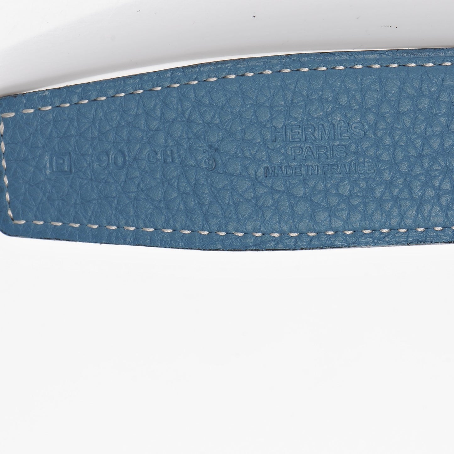 Box Togo 32mm Belt Strap 90 Black Blue Jean
