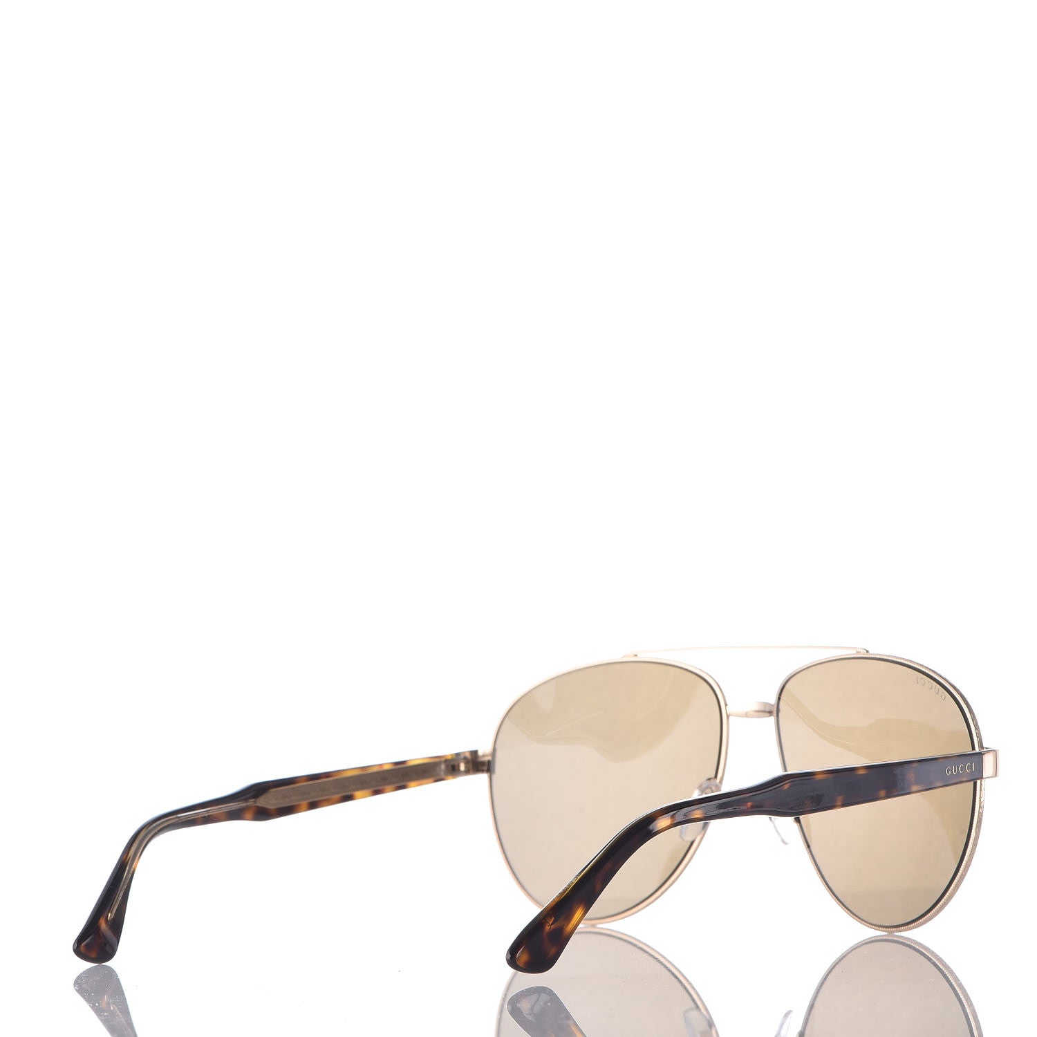 Gucci Aviator Sunglasses GG0054S Gold 4 of 6