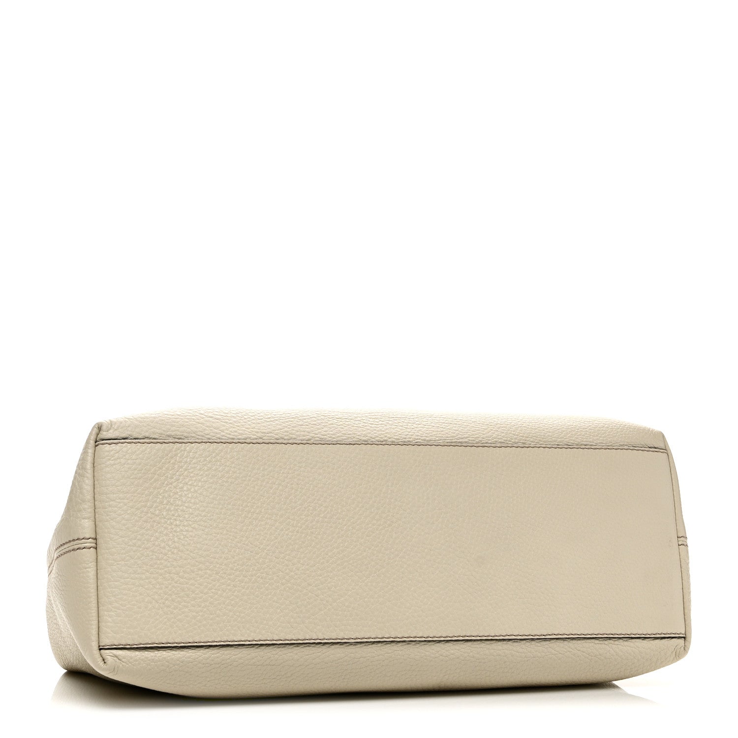 Gucci Pebbled Calfskin Medium Soho Chain Shoulder Bag  Off White 4 of 10