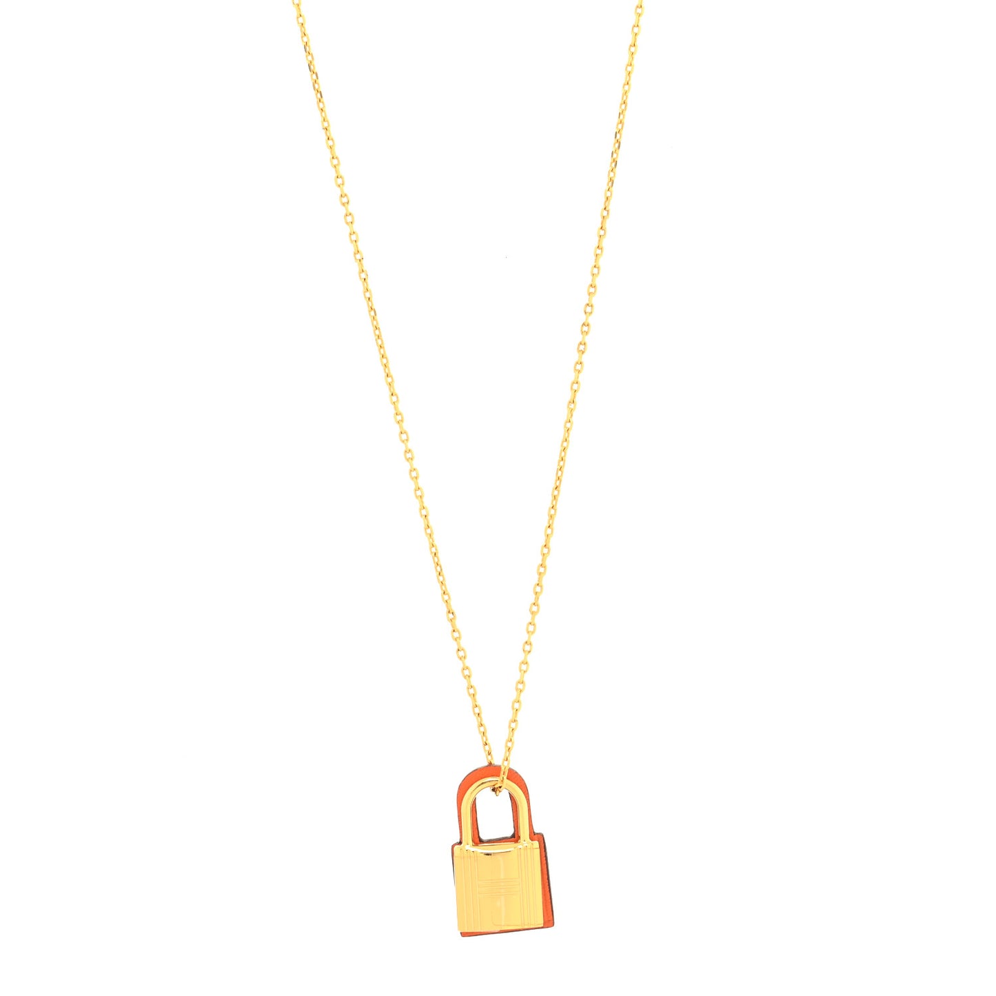 Swift Small O'Kelly Pendant Necklace Orange