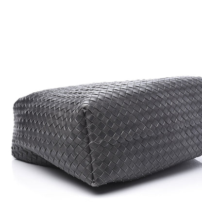 Bottega Veneta Nappa Intrecciato Pyramid Hobo Ferro Gray 7 of 9