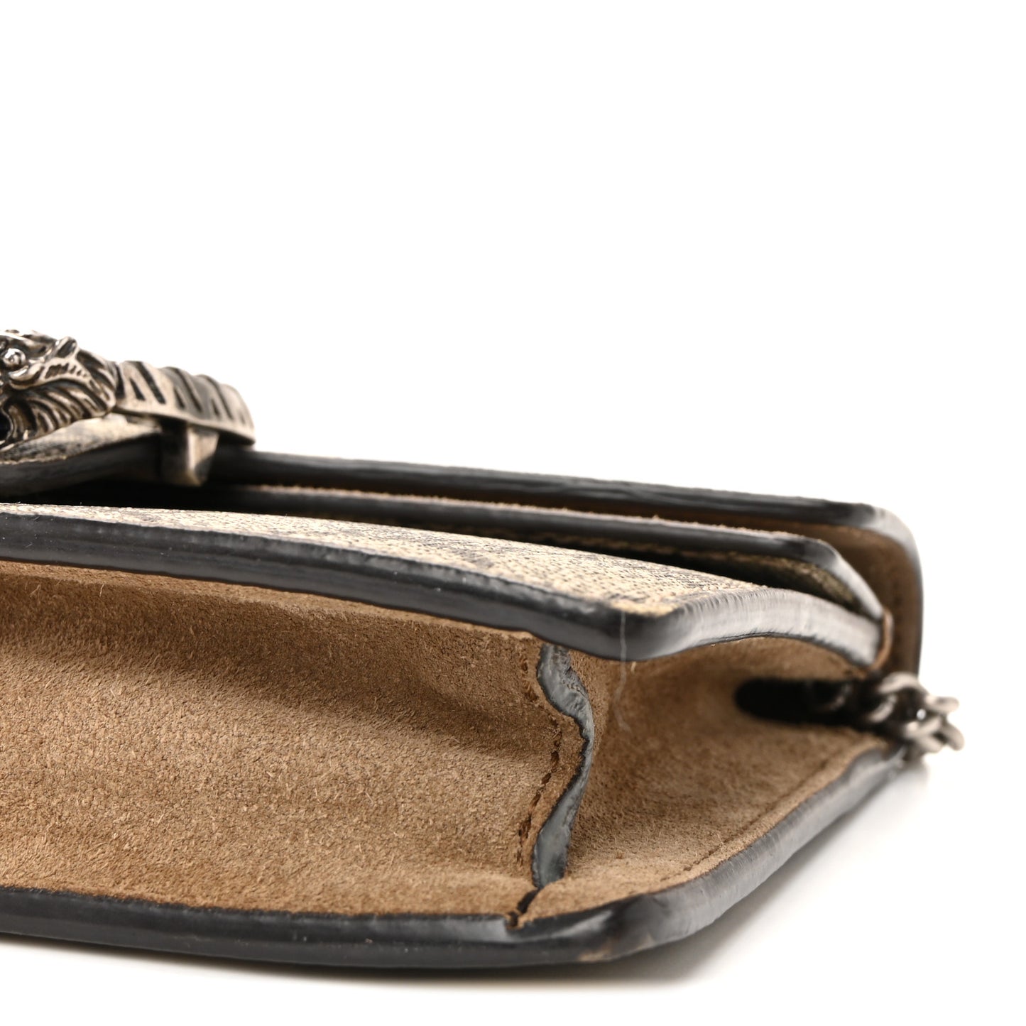 GG Supreme Monogram Super Mini Dionysus Shoulder Bag Taupe