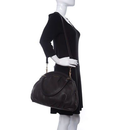 Miu Miu Calfskin Shopping Tote Moro 2 of 10