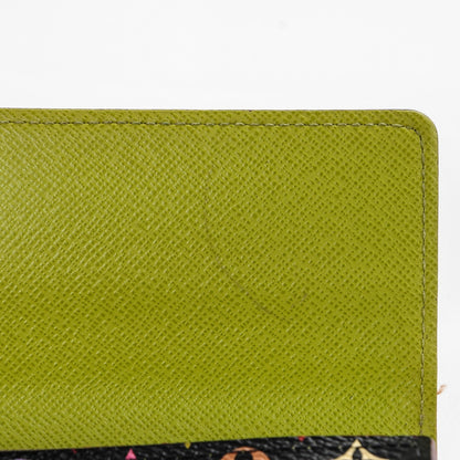 Louis Vuitton Monogram Multicolor Sarah Wallet Black Pistache 5 of 7