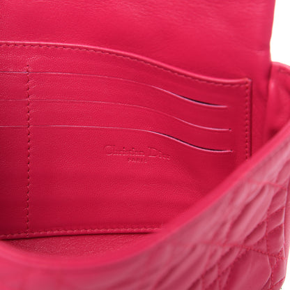 Christian Dior Lambskin Cannage New Lock Pouch Fuchsia 14 of 14