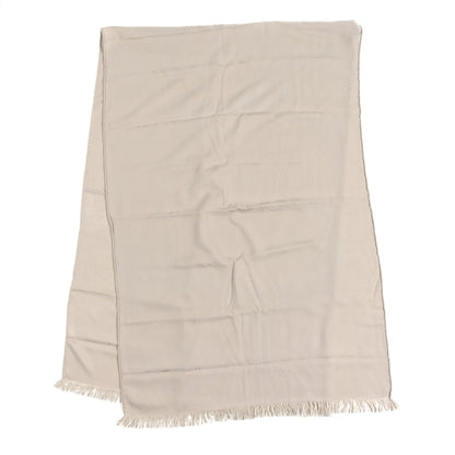 Hermes Cashmere Silk New Libris Stole Ivoire 2 of 3