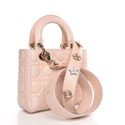 Christian Dior Lambskin Cannage Small Lucky Badges My Lady Dior Pink 4 of 8