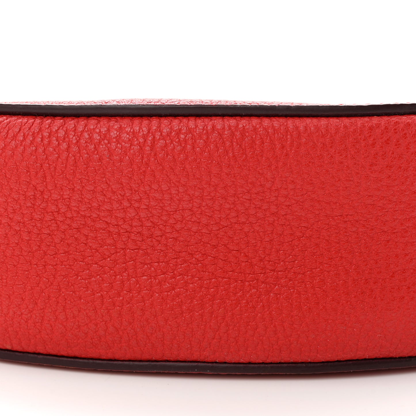 Goatskin Drew Shoulder Bag Red