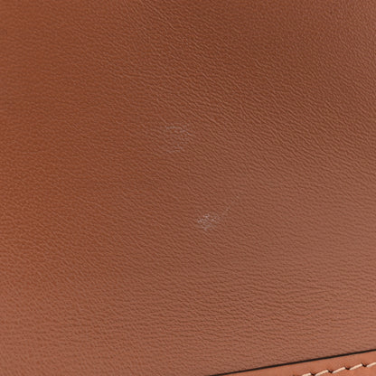 Celine Textile Natural Calfskin Teen Classic Box Flap Bag Navy Tan 11 of 12