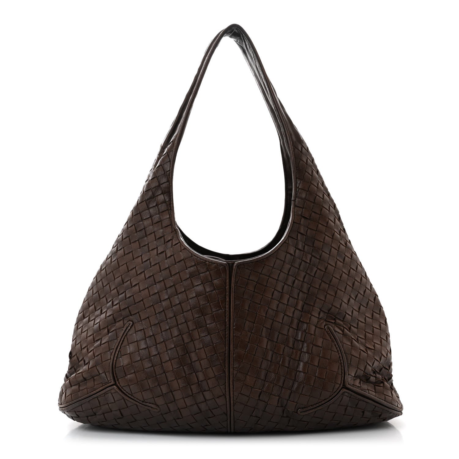Bottega Veneta Nappa Intrecciato Ball Hobo Ebano 1 of 10