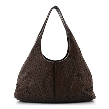 Bottega Veneta Nappa Intrecciato Ball Hobo Ebano 1 of 10