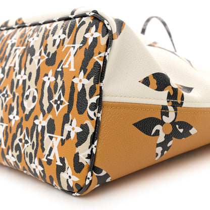 Louis Vuitton Monogram Giant Jungle Neverfull MM Ivory 12 of 13