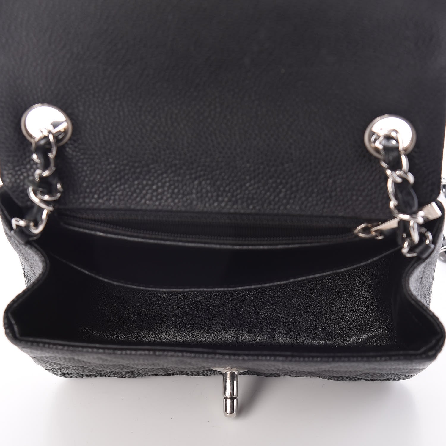 Chanel Caviar Quilted Mini Square Flap Black 5 of 10