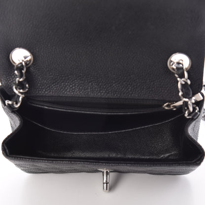 Chanel Caviar Quilted Mini Square Flap Black 5 of 10