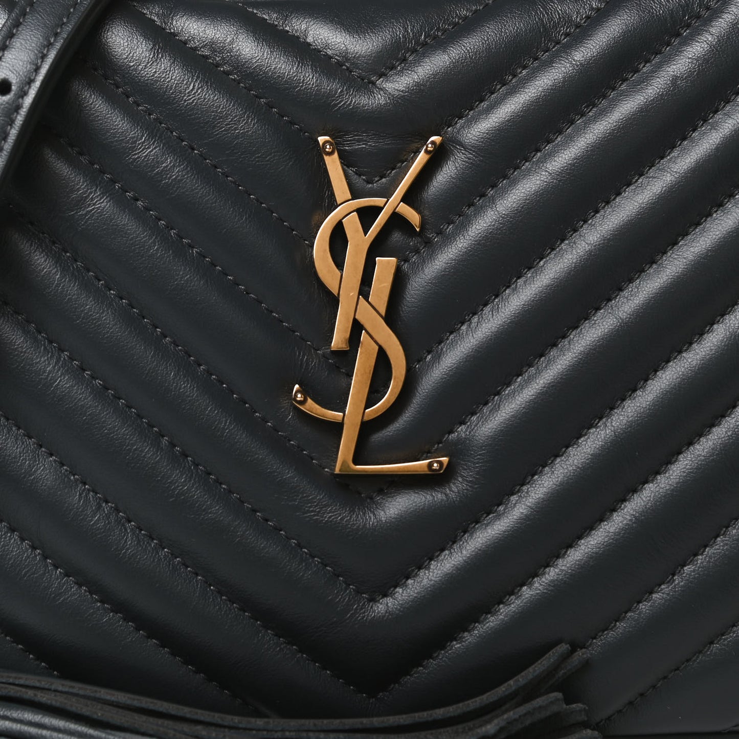 Calfskin Matelasse Monogram Lou Camera Bag Dark Smog