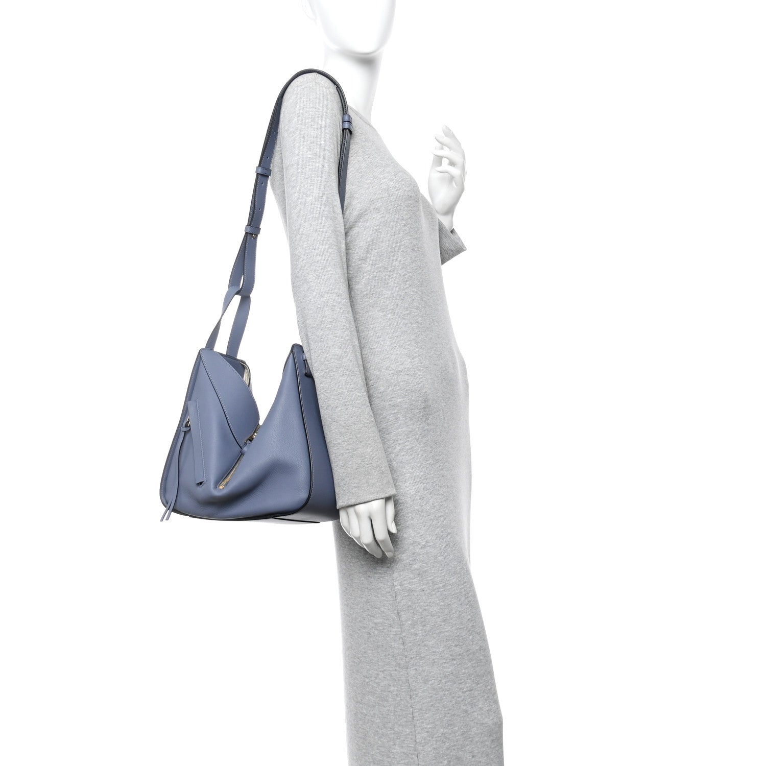 Loewe Calfskin Small Hammock Shoulder Bag Atlantic 1823186