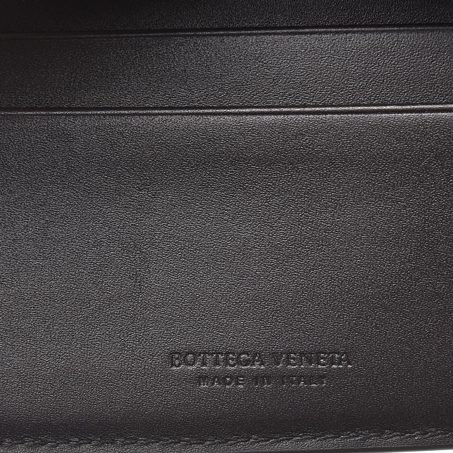 Nappa Intrecciato Bi-Fold Wallet Espresso