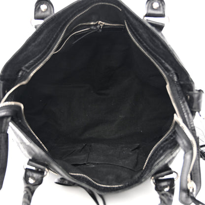 Balenciaga Agneau Classic Silver Hardware Velo Black 6 of 17
