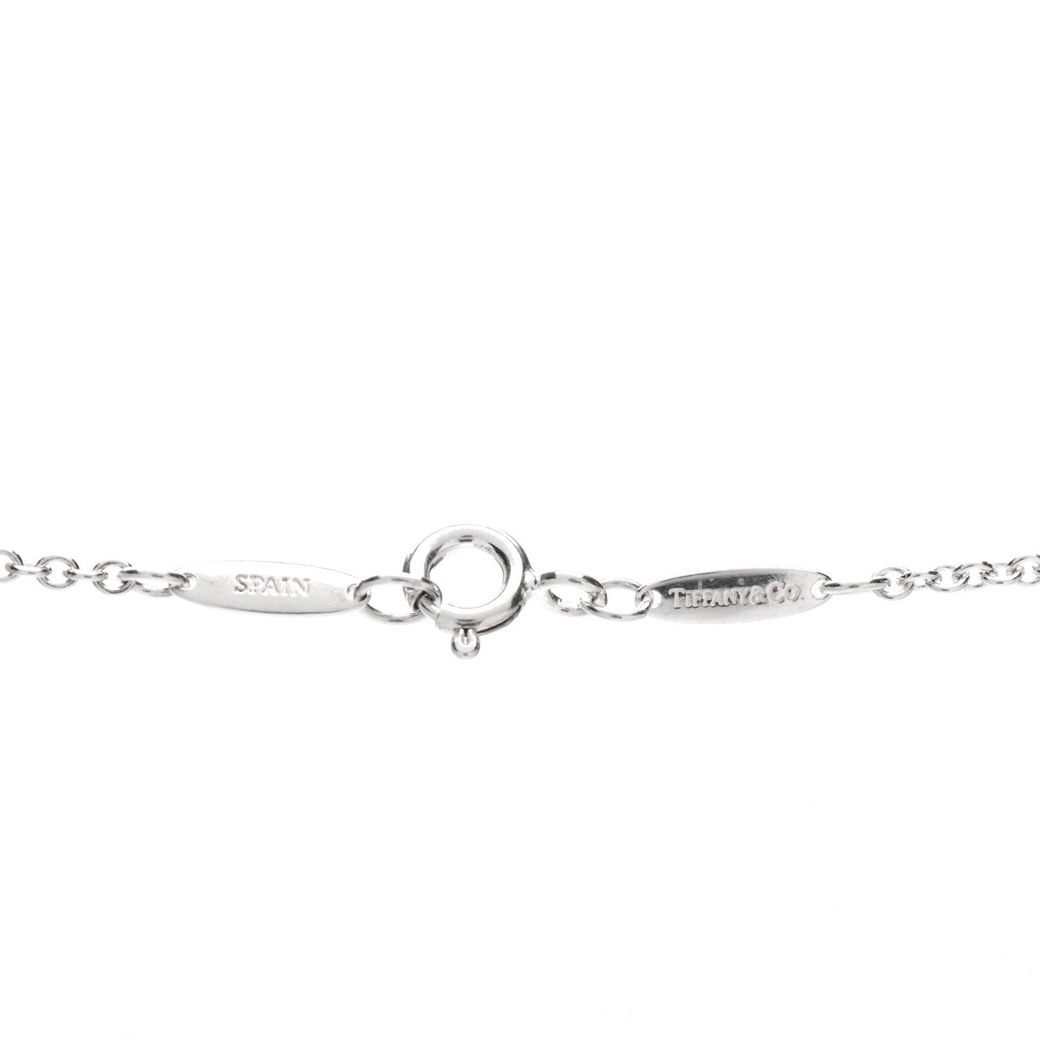 Tiffany Sterling Silver 22mm Elsa Peretti Open Heart Pendant Necklace 4 of 4