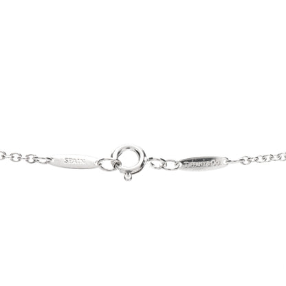 Tiffany Sterling Silver 22mm Elsa Peretti Open Heart Pendant Necklace 4 of 4