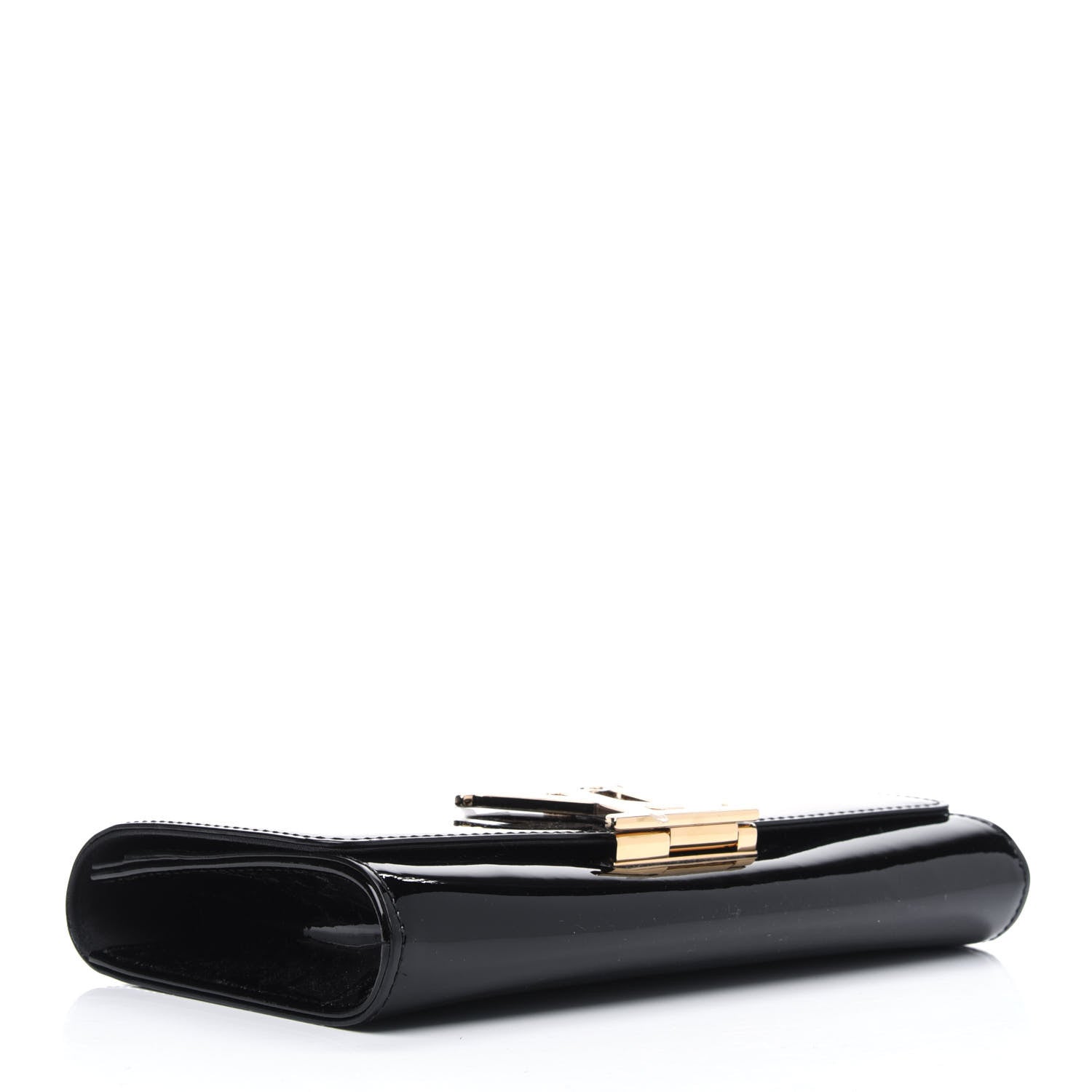 Louis Vuitton Patent Louise EW Clutch Black 4 of 11