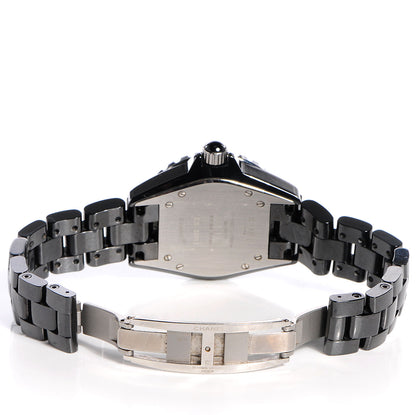 Chanel Stainless Steel Ceramic 33mm J12 Quartz Watch Black 5 of 7