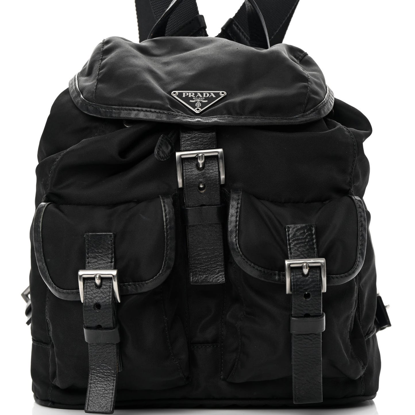 Tessuto Nylon Vela Small Backpack Black