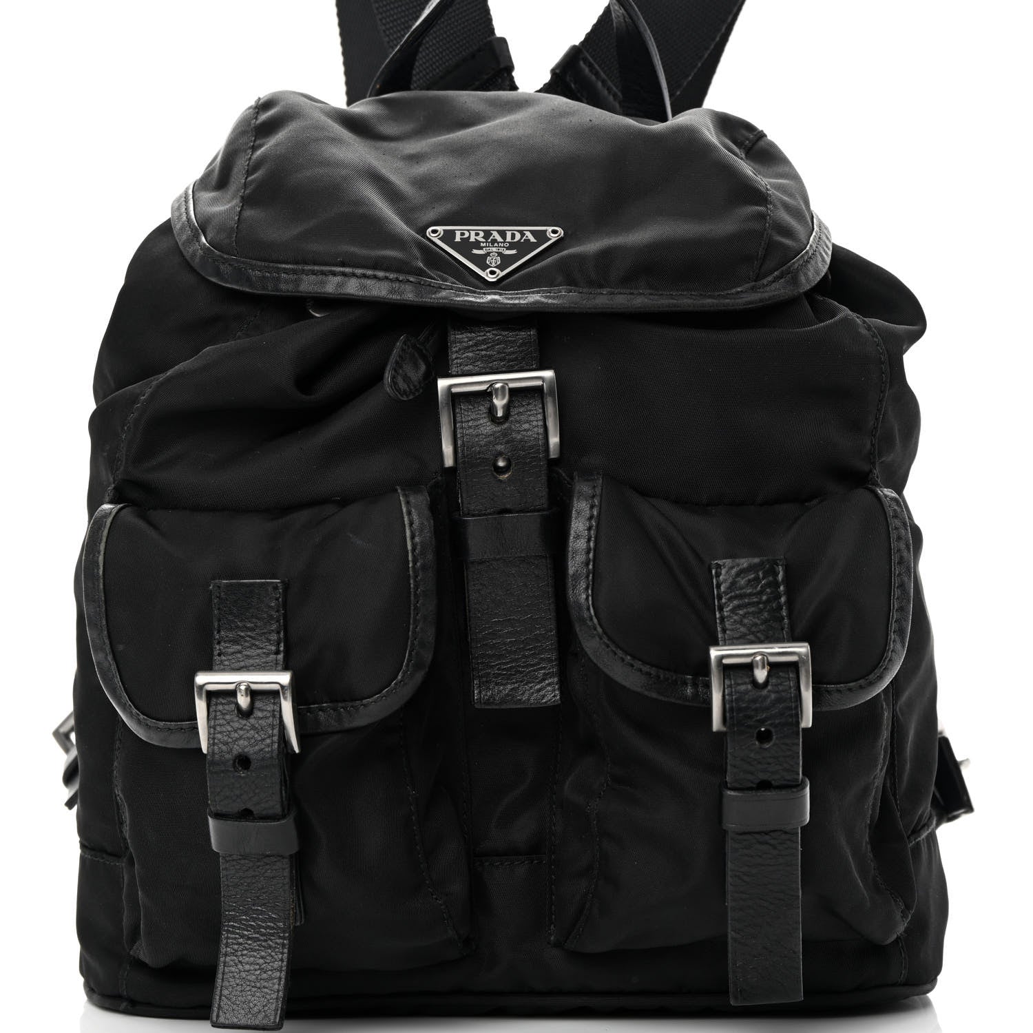 Prada Tessuto Nylon Vela Small Backpack Black 8 of 20