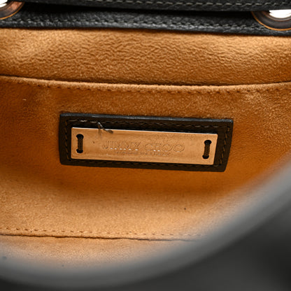 Jimmy Choo Grainy Calfskin Small Rosalie Satchel Grey 6 of 11