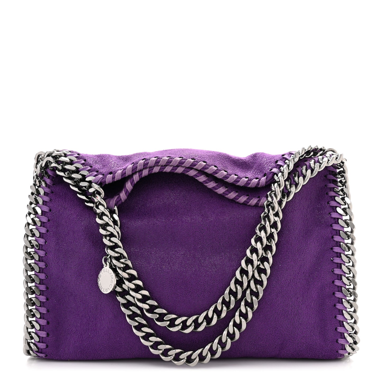 Shaggy Deer Mini Falabella Tote Bright Purple