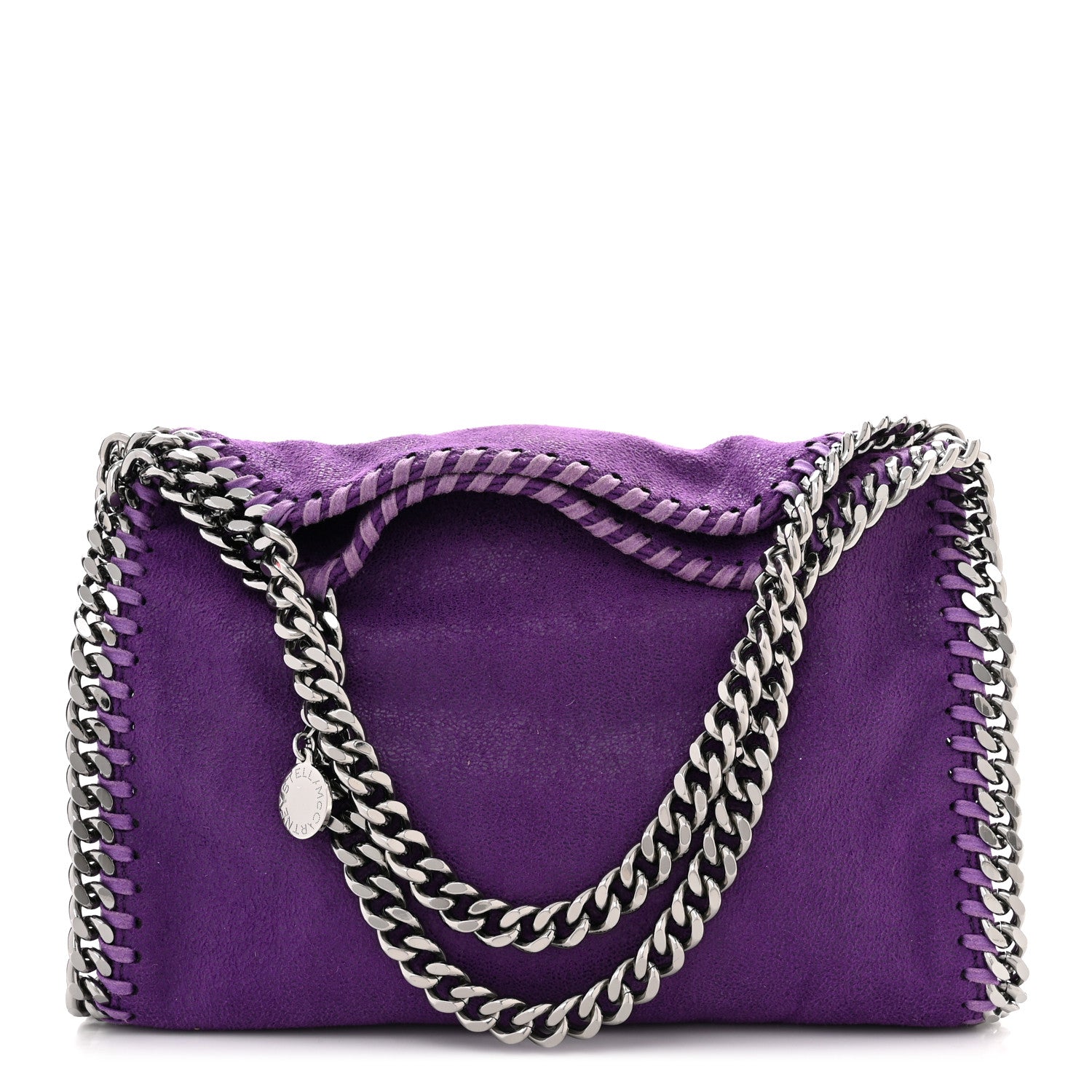 Stella McCartney Shaggy Deer Mini Falabella Tote Bright Purple 1 of 11