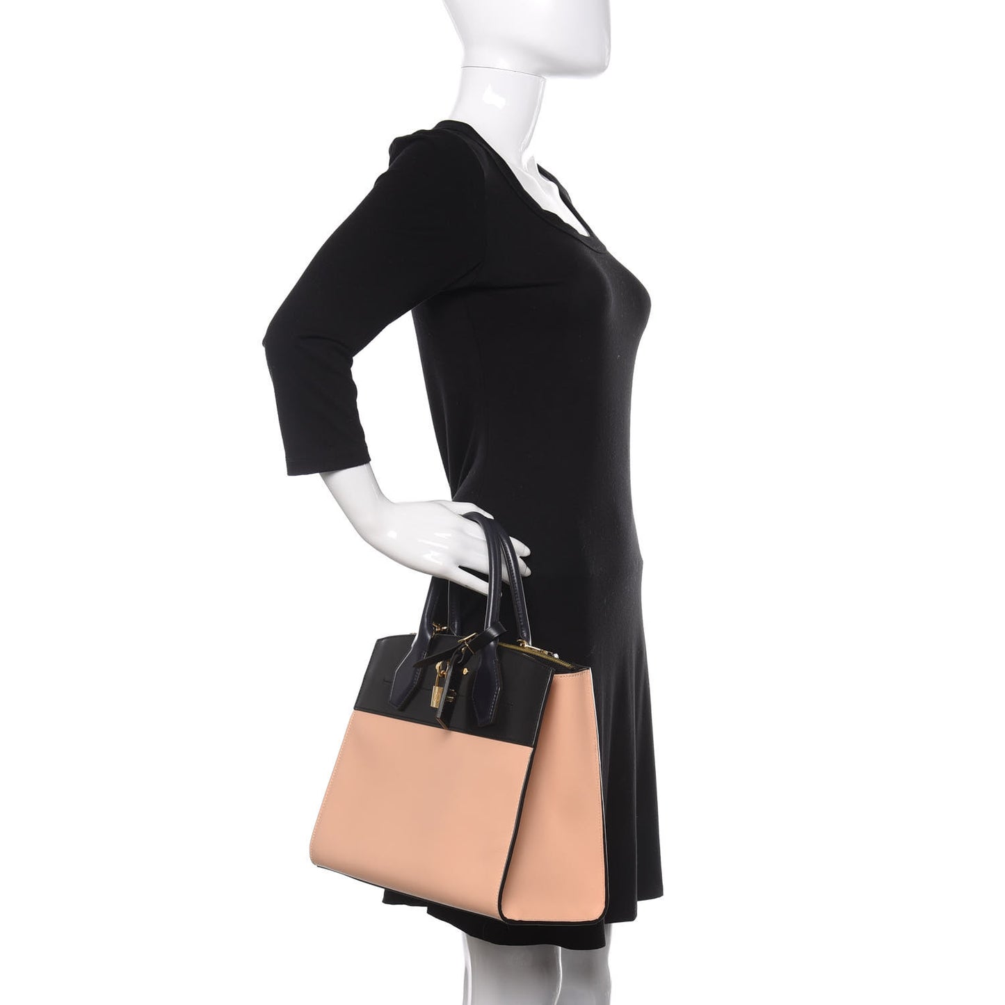 Calfskin City Steamer MM Vanilla Black