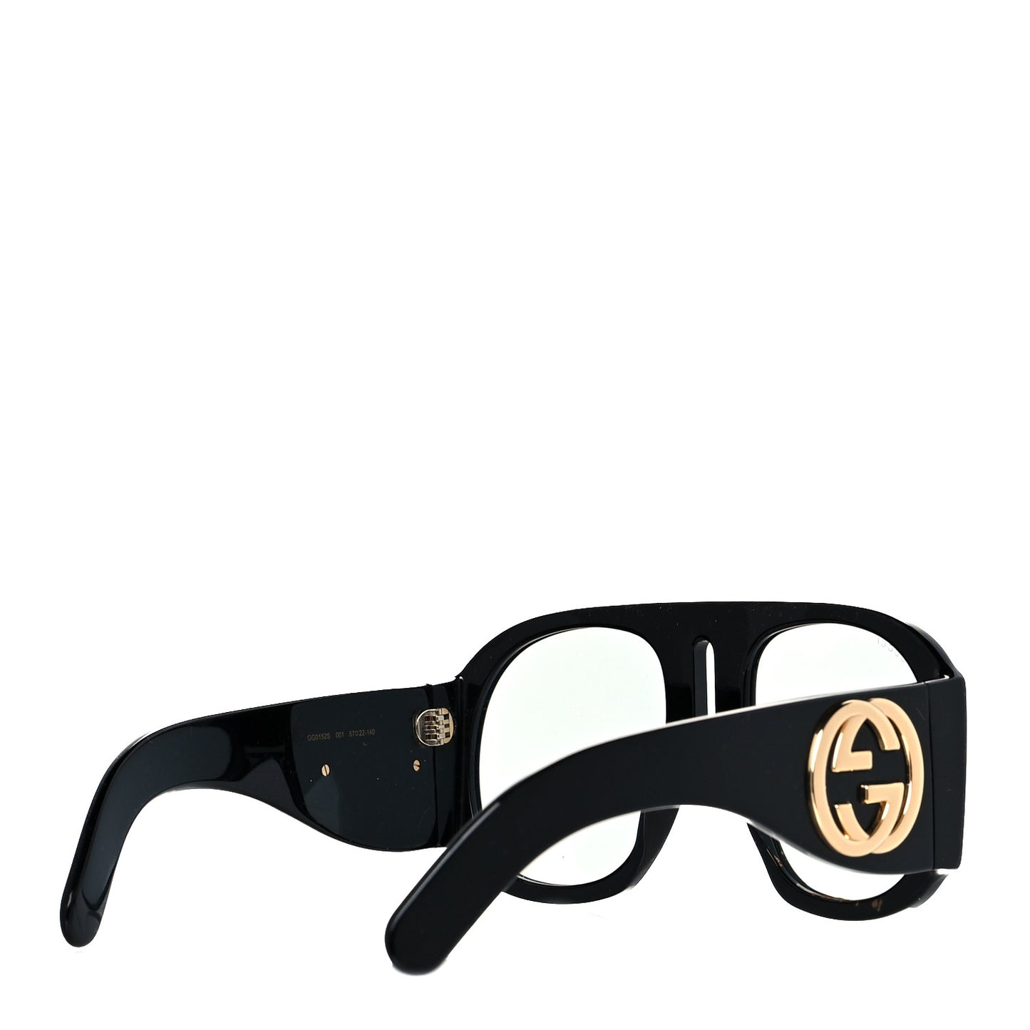 Oversized Aviator Sunglasses GG0152S Black