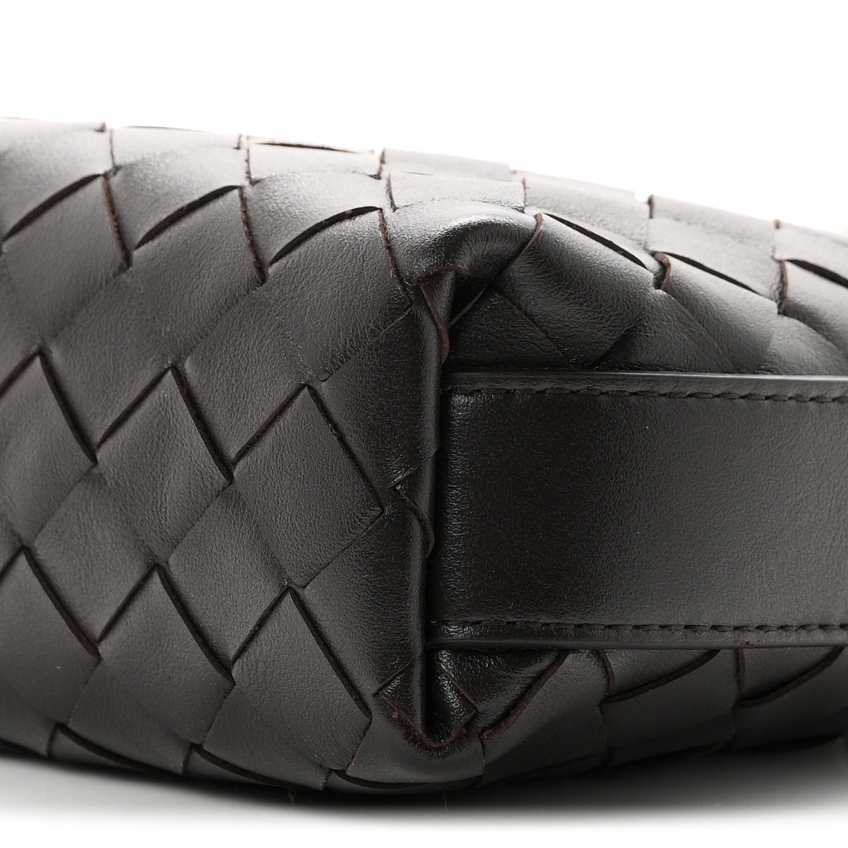 Calfskin Intrecciato Traveler Phone Pouch Fondant