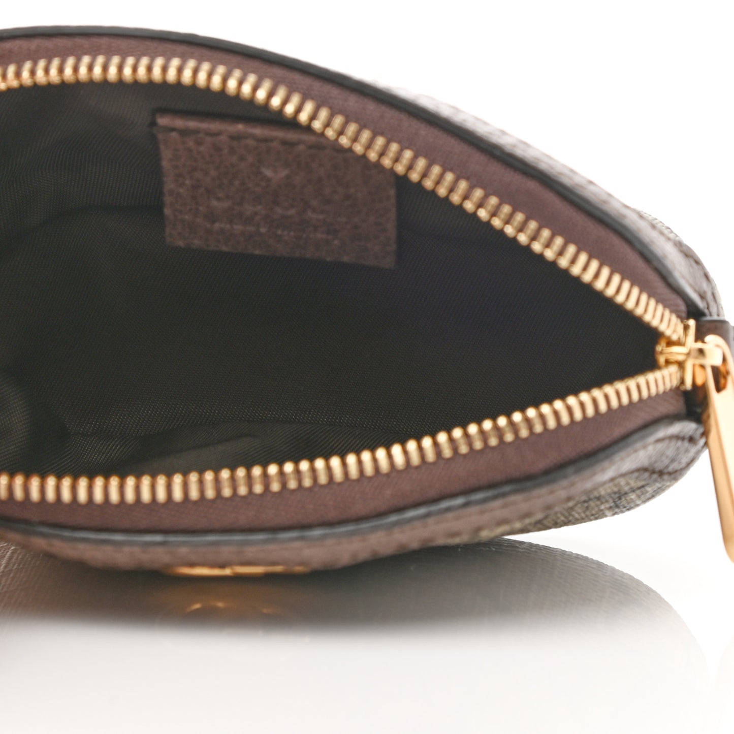 GG Supreme Monogram Web Ophidia Dome Key Pouch Beige New Acero