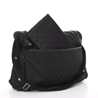 Gucci Monogram Large Diaper Bag Black 3 of 22
