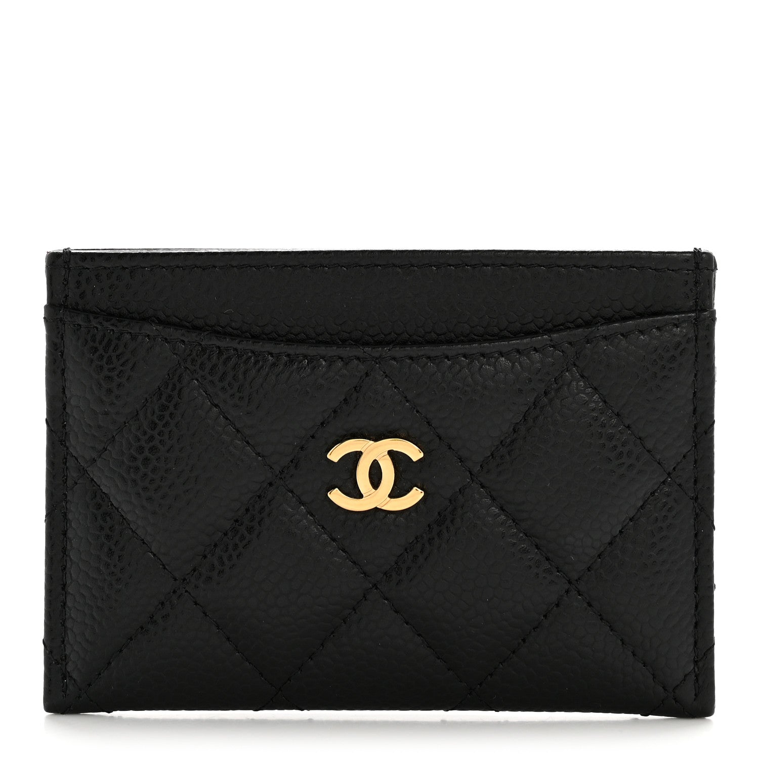 Chanel Caviar Quilted Card Holder Black 1 of 11
