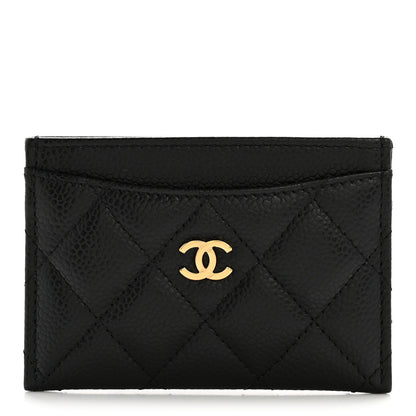 Chanel Caviar Quilted Card Holder Black 1 of 11