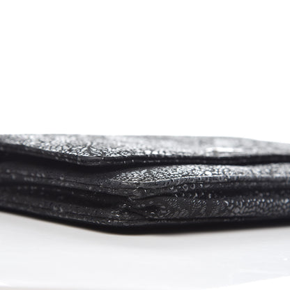 Chanel Lace Goatskin Wallet On Chain WOC Black 8 of 10