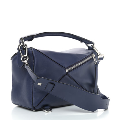 Loewe Calfskin Small Puzzle Bag Marine 2 of 4