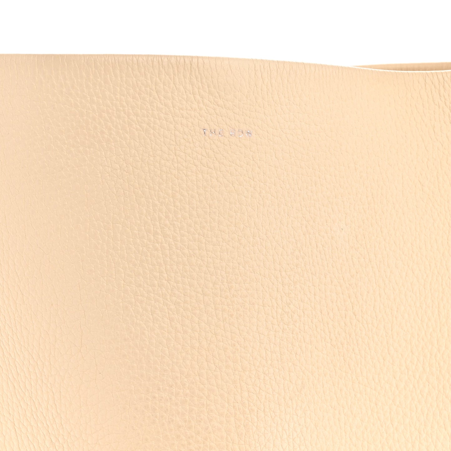 Grained Calfskin Medium N/S Park Tote Ivory