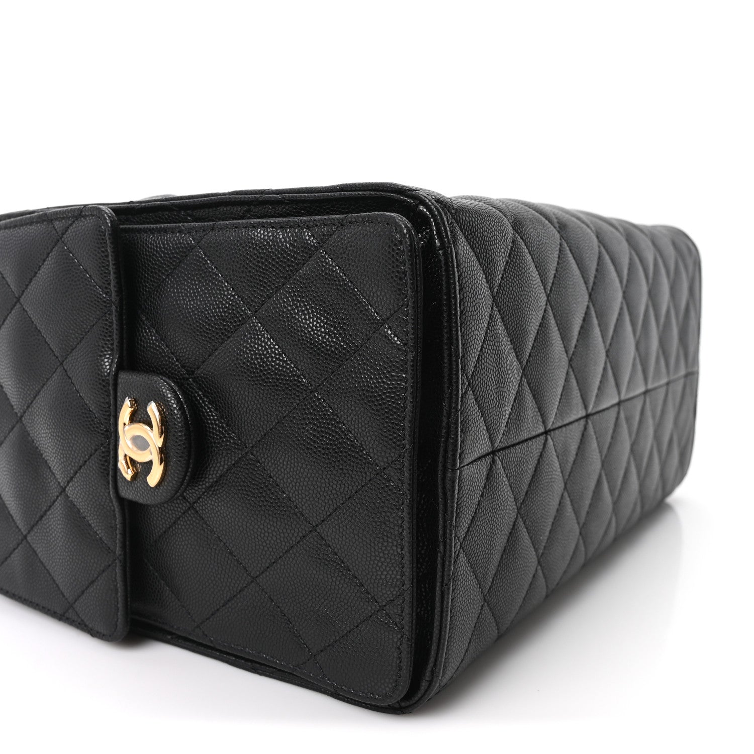 Chanel Caviar Quilted Medium Chanel 25 Handbag Black 10 of 12