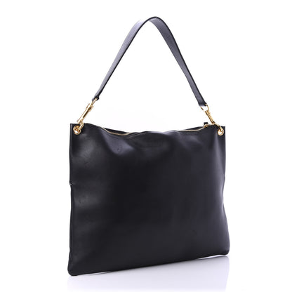 Celine Lambskin Shoulder Bag Black 4 of 12